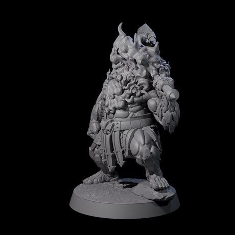 Smoking Dwarf Foebreaker A Miniature for Dungeons and Dragons, Pathfinder or other TTRPGs