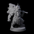 Smoking Dwarf Foebreaker A Miniature for Dungeons and Dragons, Pathfinder or other TTRPGs