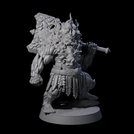Smoking Dwarf Foebreaker A Miniature for Dungeons and Dragons, Pathfinder or other TTRPGs