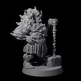 Smoking Dwarf Foebreaker B Miniature for Dungeons and Dragons, Pathfinder or other TTRPGs