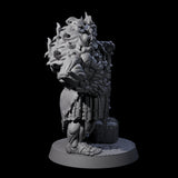 Smoking Dwarf Foebreaker B Miniature for Dungeons and Dragons, Pathfinder or other TTRPGs