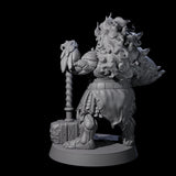 Smoking Dwarf Foebreaker B Miniature for Dungeons and Dragons, Pathfinder or other TTRPGs