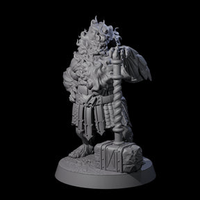 Smoking Dwarf Foebreaker B Miniature for Dungeons and Dragons, Pathfinder or other TTRPGs
