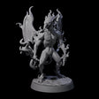 Smoking Fire Mephit Miniature for Dungeons and Dragons, Pathfinder or other TTRPGs