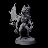 Smoking Fire Mephit Miniature for Dungeons and Dragons, Pathfinder or other TTRPGs