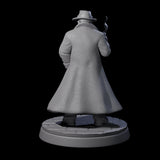 Smoking Mob Gangster Boss Miniature for Dungeons and Dragons, Pathfinder or other TTRPGs