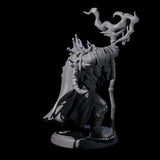Smoking Orc Shaman Miniature for Dungeons and Dragons, Pathfinder or other TTRPGs