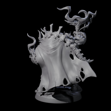 Smoking Orc Shaman Miniature for Dungeons and Dragons, Pathfinder or other TTRPGs