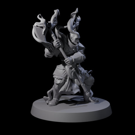 Smoking Shadow Paladin A Miniature for Dungeons and Dragons, Pathfinder or other TTRPGs