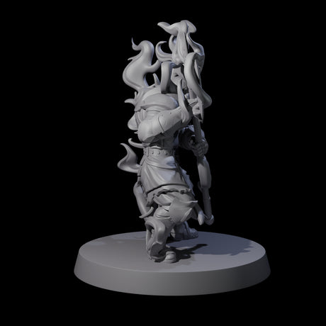 Smoking Shadow Paladin A Miniature for Dungeons and Dragons, Pathfinder or other TTRPGs