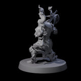 Smoking Shadow Paladin A Miniature for Dungeons and Dragons, Pathfinder or other TTRPGs