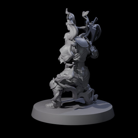 Smoking Shadow Paladin A Miniature for Dungeons and Dragons, Pathfinder or other TTRPGs
