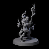 Smoking Shadow Paladin B Miniature for Dungeons and Dragons, Pathfinder or other TTRPGs