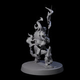 Smoking Shadow Paladin B Miniature for Dungeons and Dragons, Pathfinder or other TTRPGs