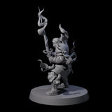 Smoking Shadow Paladin B Miniature for Dungeons and Dragons, Pathfinder or other TTRPGs