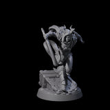 Smooth Tiefling Assassin Miniature for Dungeons and Dragons, Pathfinder or other TTRPGs