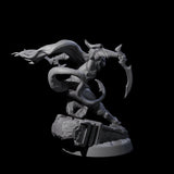 Smooth Tiefling Assassin Miniature for Dungeons and Dragons, Pathfinder or other TTRPGs
