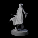 Snake Charmer Elf Rogue Miniature for Dungeons and Dragons, Pathfinder or other TTRPGs