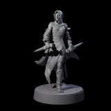Snake Charmer Elf Rogue Miniature for Dungeons and Dragons, Pathfinder or other TTRPGs
