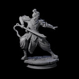Snakey Monk Miniature for Dungeons and Dragons, Pathfinder or other TTRPGs