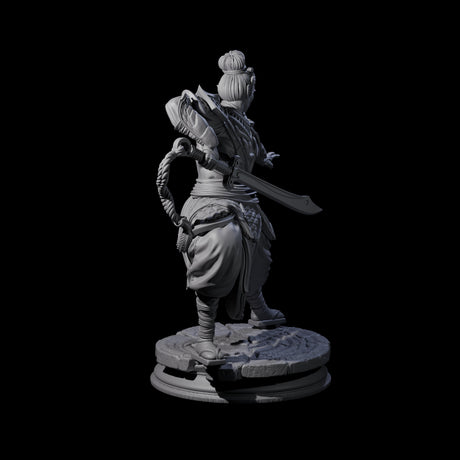 Snakey Monk Miniature for Dungeons and Dragons, Pathfinder or other TTRPGs