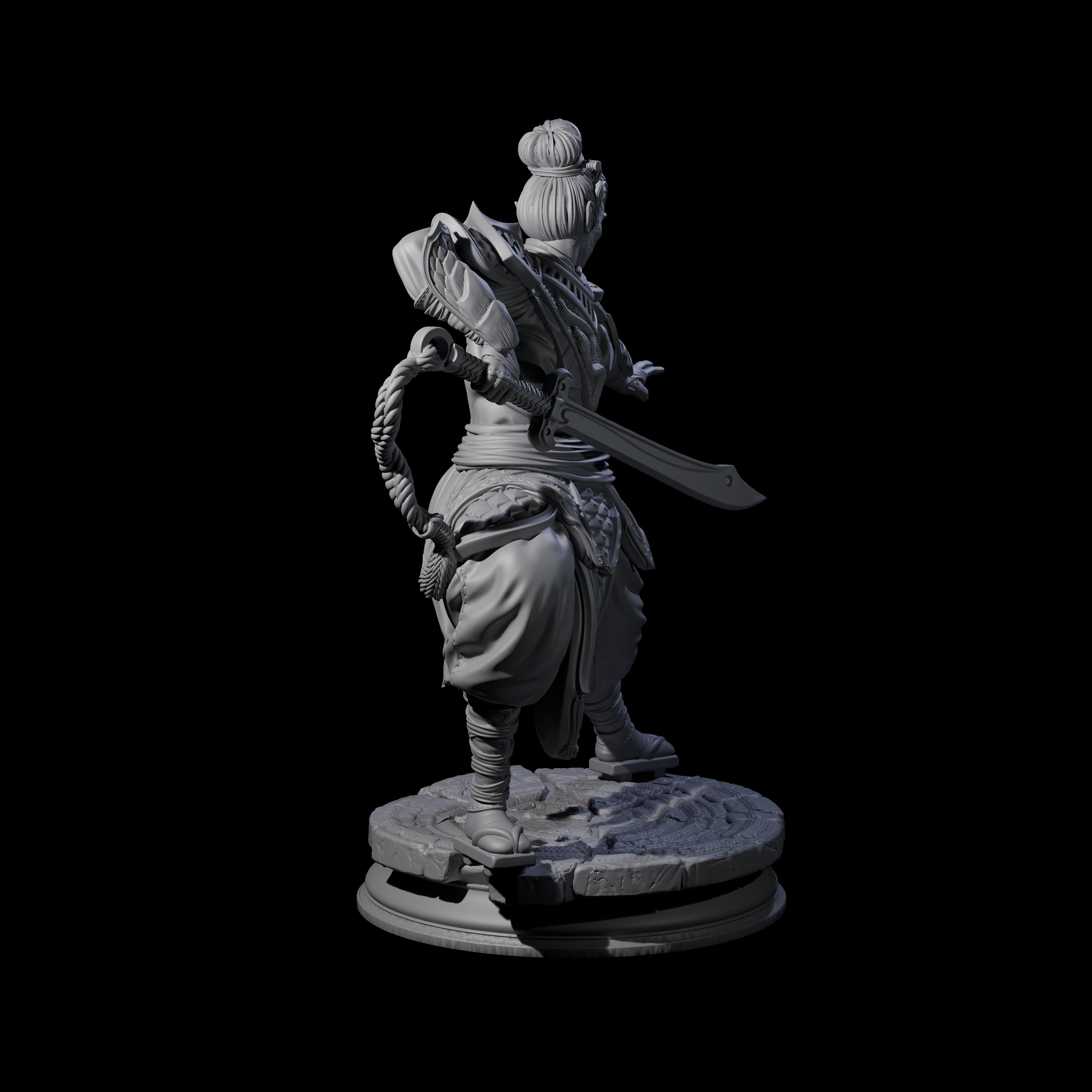 Snakey Monk Miniature for Dungeons and Dragons, Pathfinder or other TTRPGs