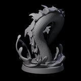 Snapping Alligator Worm Miniature for Dungeons and Dragons, Pathfinder or other TTRPGs
