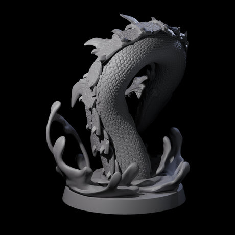 Snapping Alligator Worm Miniature for Dungeons and Dragons, Pathfinder or other TTRPGs