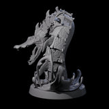 Snapping Alligator Worm Miniature for Dungeons and Dragons, Pathfinder or other TTRPGs