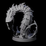 Snapping Alligator Worm Miniature for Dungeons and Dragons, Pathfinder or other TTRPGs