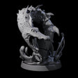 Snapping Alligator Worm Miniature for Dungeons and Dragons, Pathfinder or other TTRPGs