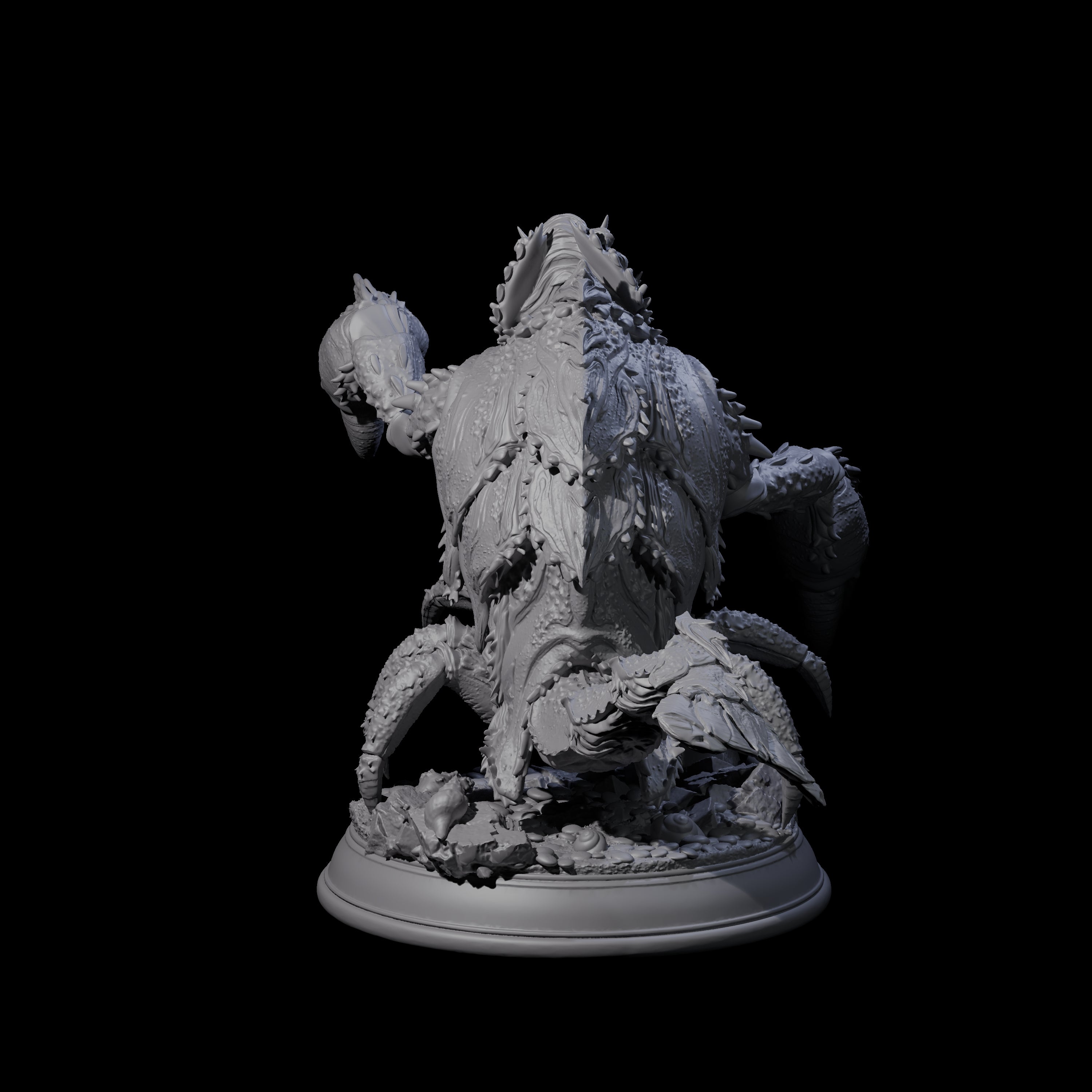 Snappy Giant Crab Miniature for Dungeons and Dragons, Pathfinder or other TTRPGs