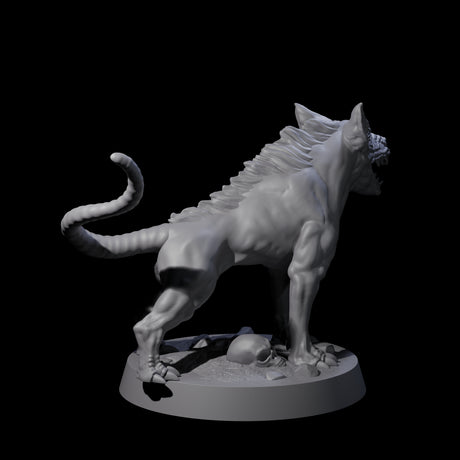 Snarling Goblin Dog A Miniature for Dungeons and Dragons, Pathfinder or other TTRPGs