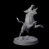 Snarling Goblin Dog C Miniature for Dungeons and Dragons, Pathfinder or other TTRPGs
