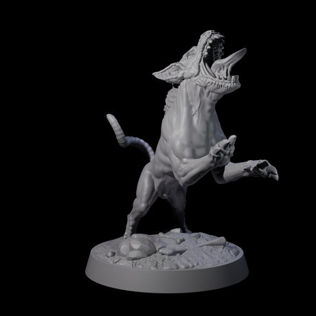 Snarling Goblin Dog C Miniature for Dungeons and Dragons, Pathfinder or other TTRPGs