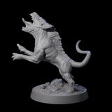 Snarling Goblin Dog C Miniature for Dungeons and Dragons, Pathfinder or other TTRPGs
