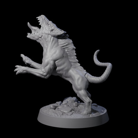 Snarling Goblin Dog C Miniature for Dungeons and Dragons, Pathfinder or other TTRPGs