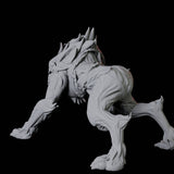 Snarling Hell Hound A Miniature for Dungeons and Dragons, Pathfinder or other TTRPGs