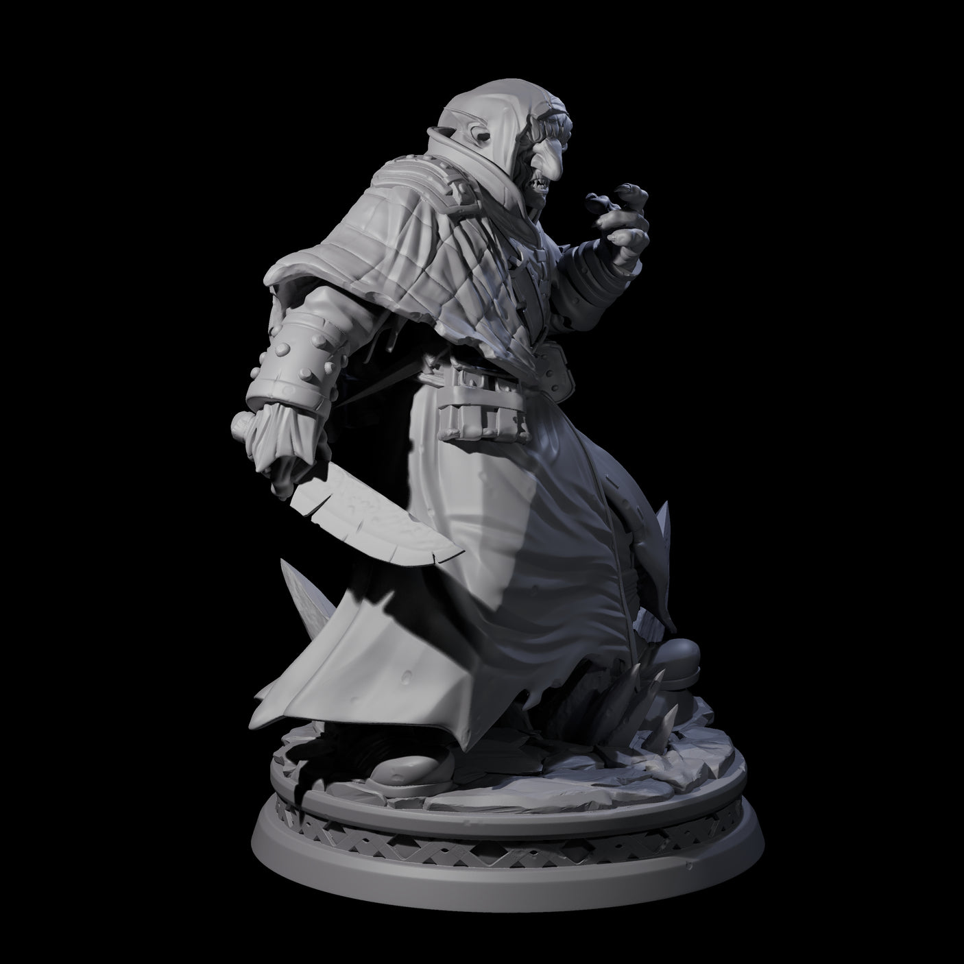 Snarling Hobgoblin Alchemist Miniature for Dungeons and Dragons, Pathfinder or other TTRPGs