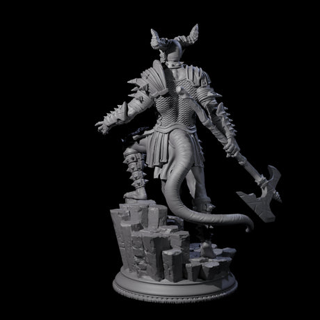 Snarling Vordine B Miniature for Dungeons and Dragons, Pathfinder or other TTRPGs