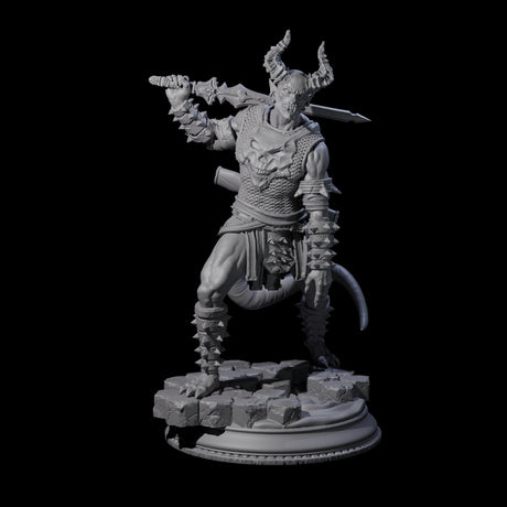 Snarling Vordine C Miniature for Dungeons and Dragons, Pathfinder or other TTRPGs