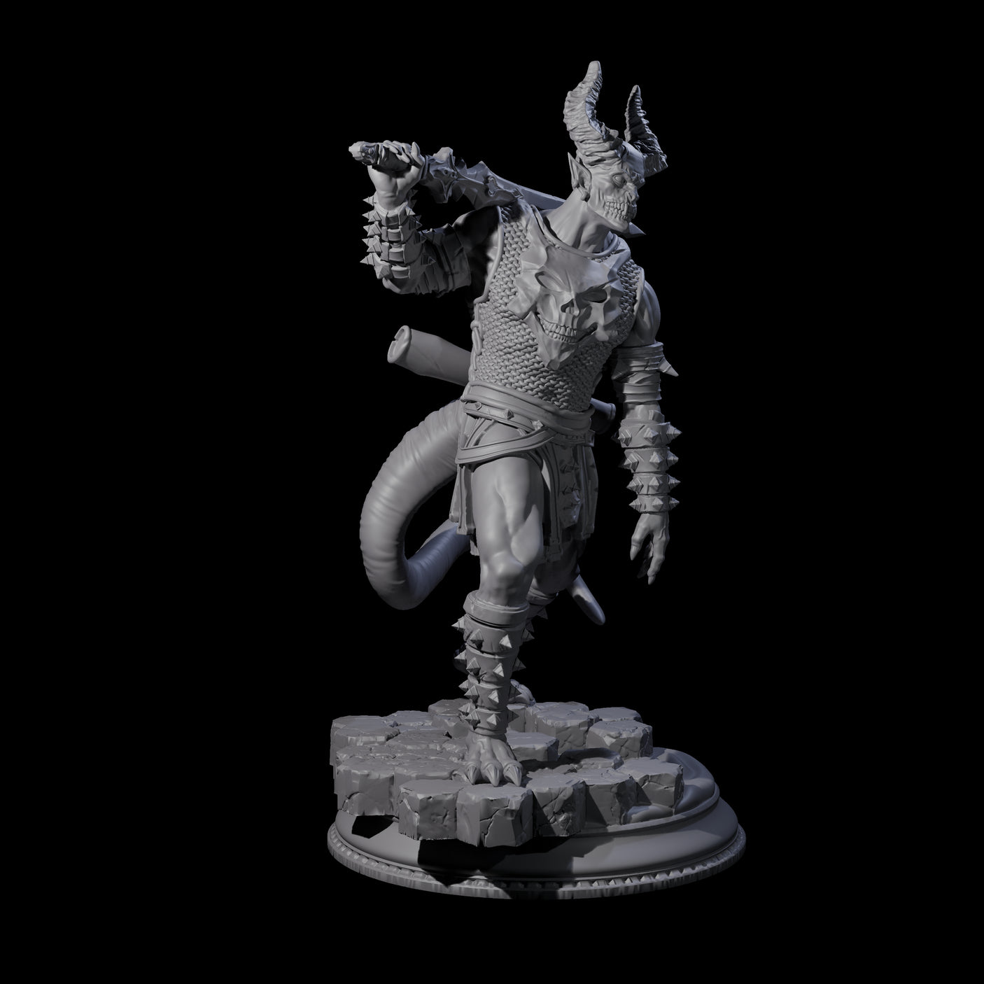 Snarling Vordine C Miniature for Dungeons and Dragons, Pathfinder or other TTRPGs