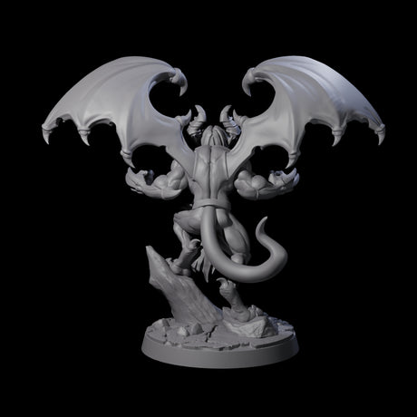 Snarling Wolverine-like Imp Miniature for Dungeons and Dragons, Pathfinder or other TTRPGs