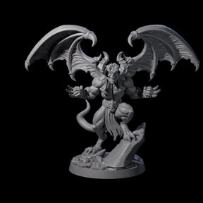 Snarling Wolverine-like Imp Miniature for Dungeons and Dragons, Pathfinder or other TTRPGs