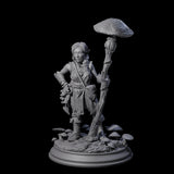 Snazzy Herbalist Miniature for Dungeons and Dragons, Pathfinder or other TTRPGs