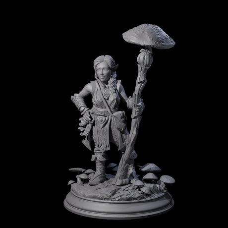 Snazzy Herbalist Miniature for Dungeons and Dragons, Pathfinder or other TTRPGs