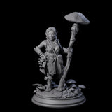 Snazzy Herbalist Miniature for Dungeons and Dragons, Pathfinder or other TTRPGs