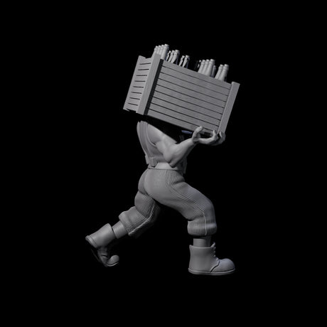 Sneaking Bootlegger Miniature for Dungeons and Dragons, Pathfinder or other TTRPGs