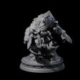 Sneaking Dwarf Bear Hunter Miniature for Dungeons and Dragons, Pathfinder or other TTRPGs