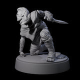 Sneaking Githyanki Rogue A Miniature for Dungeons and Dragons, Pathfinder or other TTRPGs